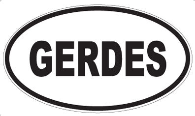 GERDES - Oval Magnet