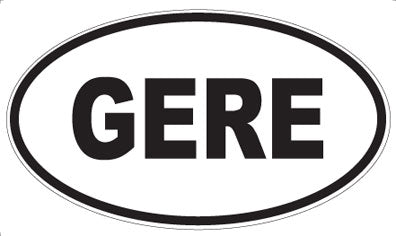 GERE - Oval Sticker