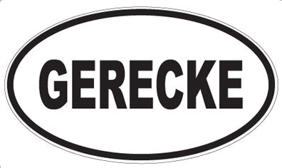 GERECKE - Oval Magnet