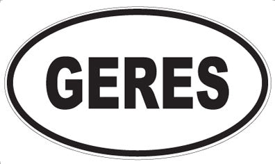 GERES - Oval Sticker
