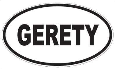 GERETY - Oval Magnet