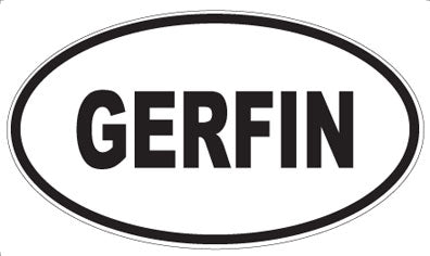 GERFIN - Oval Sticker