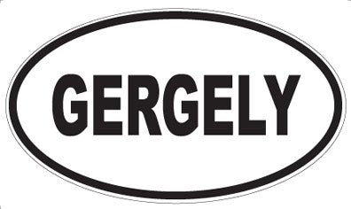 GERGELY - Oval Magnet