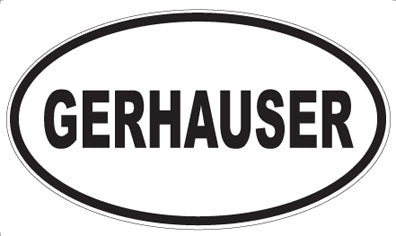 GERHAUSER - Oval Magnet