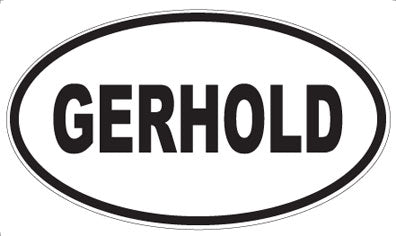 GERHOLD - Oval Magnet