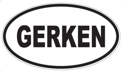 GERKEN - Oval Magnet