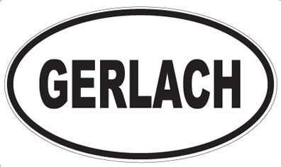 GERLACH - Oval Sticker