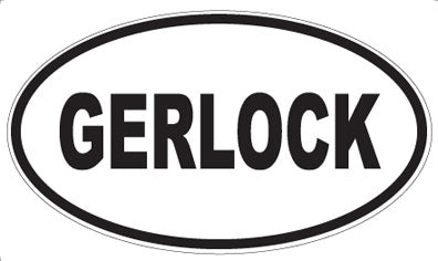 GERLOCK - Oval Sticker