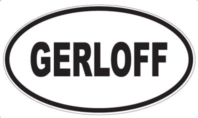 GERLOFF - Oval Magnet