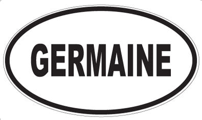 GERMAINE - Oval Magnet