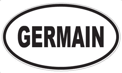GERMAIN - Oval Magnet