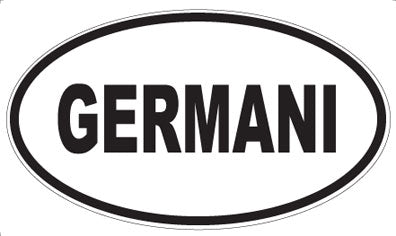 GERMANI - Oval Sticker