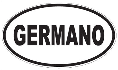 GERMANO - Oval Magnet