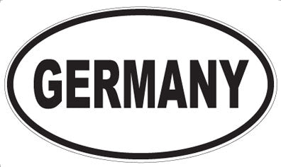 GERMANY - Oval Magnet