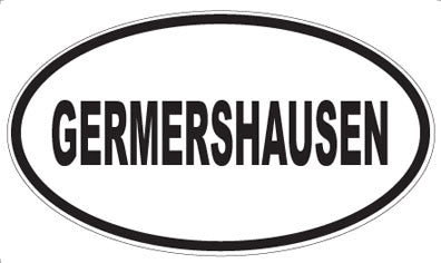 GERMERSHAUSEN - Oval Magnet