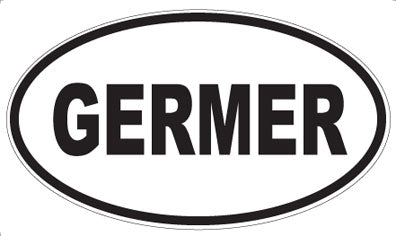 GERMER - Oval Magnet
