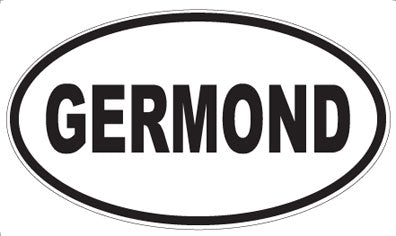 GERMOND - Oval Magnet