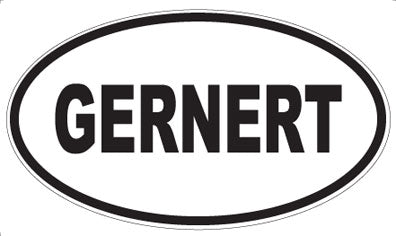 GERNERT - Oval Magnet