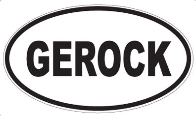 GEROCK - Oval Magnet