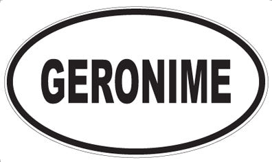 GERONIME - Oval Magnet