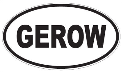 GEROW - Oval Magnet