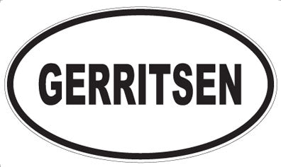 GERRITSEN - Oval Magnet