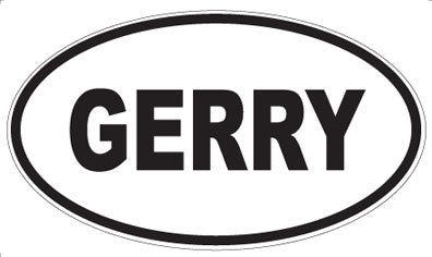 GERRY - Oval Magnet