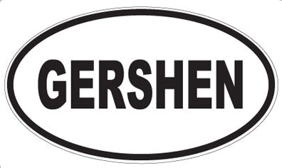 GERSHEN - Oval Magnet