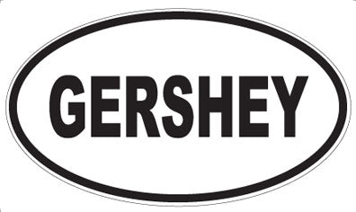 GERSHEY - Oval Magnet