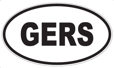 GERS - Oval Magnet