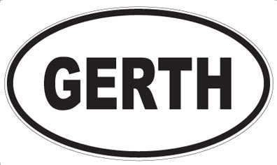 GERTH - Oval Magnet