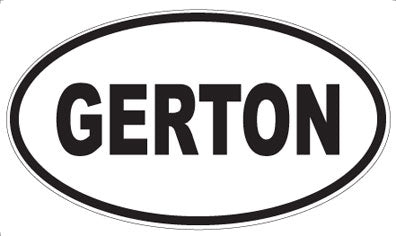 GERTON - Oval Magnet
