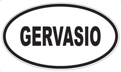 GERVASIO - Oval Sticker