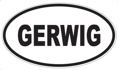 GERWIG - Oval Magnet