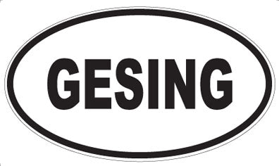 GESING - Oval Magnet