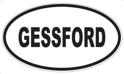 GESSFORD - Oval Sticker