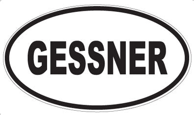GESSNER - Oval Magnet
