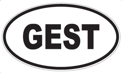 GEST - Oval Magnet