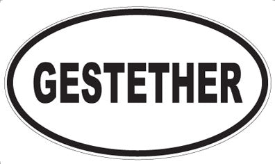 GESTETHER - Oval Magnet
