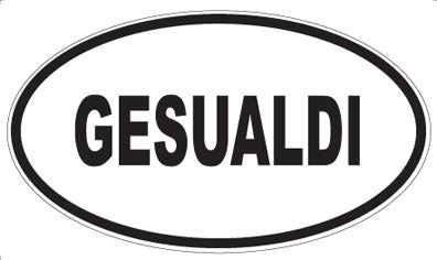 GESUALDI - Oval Magnet