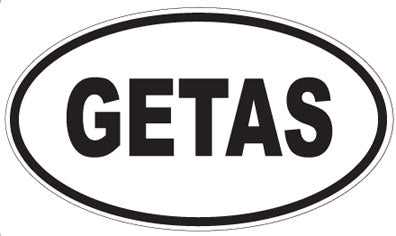 GETAS - Oval Magnet