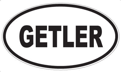 GETLER - Oval Sticker