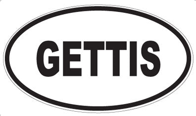 GETTIS - Oval Magnet