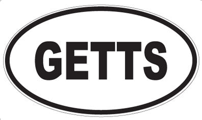 GETTS - Oval Magnet
