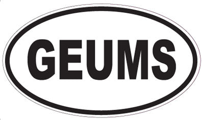 GEUMS - Oval Magnet