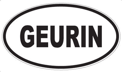 GEURIN - Oval Sticker