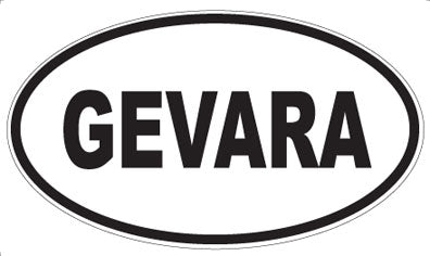 GEVARA - Oval Sticker
