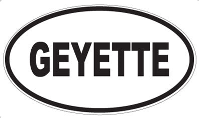 GEYETTE - Oval Magnet