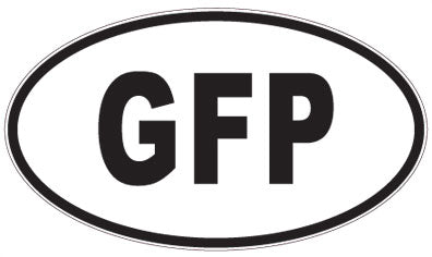 GFP - 3 Letter Initials Oval Magnet