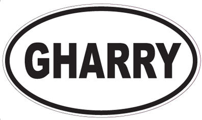 GHARRY - Oval Sticker
